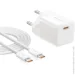    Baseus GaN5 Mini Fast Charger Type-C 25W (  Type-C to Type-C 100W 1m) black (P10110909113-01)