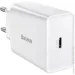    Baseus Speed Mini PD Charger 20W (1 Type-C) white (32681) (32681 white)