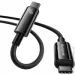  Baseus Tungsten Gold Type-C to Type-C 240W (2m) black (CAWJ040101)