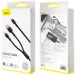 Baseus  Cafule Cable USB to LightningType-C 18W 1m CATKLF-ELG1 Black-Red (1372859071)