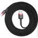 Baseus  Cafule Series Cable USB to Type-C 2A 2m CATKLF-C91 Black-Red (2376891210)