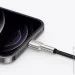 Baseus  Cafule Series Metal Cable USB to Lightning 2.4A 0.25m CALJK-01 Black (1641520956)