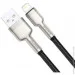 Baseus  Cafule Series Metal Cable USB to Lightning 2.4A 0.25m CALJK-01 Black (1641520956)