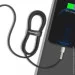 Baseus  Cafule Series Metal Cable USB to Lightning 2.4A 0.25m CALJK-01 Black (1641520956)