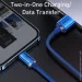 Baseus  Crystal Shine Series Fast Charging Cable USB to Lightning 2.4A 1.2m CAJY000003 Blue (1692405231)