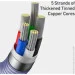 Baseus  Crystal Shine Series Fast Charging Data Cable Type-C to iP 20W 1.2m CAJY000205 Purple (1684667381)