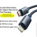 Baseus  Crystal Shine Series Fast Charging Data Cable Type-C to iP 20W 2m CAJY000301 Black (1684649223)