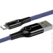 Baseus  C-shaped Light Intelligent power-off Cable Lightning  USB 2.4A 1m CALCD 03 Blue (2022767228)