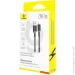 Baseus  Dura Series Cable USB to Lightning 2.4A 1m P10377801U01-00 Black-Gold (2657852683)