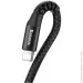 Baseus  Fish Eye Spring Cable USB to Lightning 2A 1m CALSR-01 Black (1641532881)