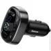 Baseus FM-  T-Typed Bluetooth MP3 Charger CCTM-B01 Black (1372906215)