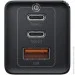Baseus   GaN2 Pro Quick Charger 1USB + 2Type-C 65W CCGAN2P-B01 Black (1445591328)