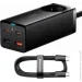   Baseus  GaN3 Pro Desktop Powerstrip AC+ 2USB+ 2Type-C 65W with Xiaobai Series Fast Charging Cable Type-C to (2384711446)