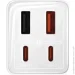   Baseus  GaN6 Pro Fast 2Type-C+ 2USB 65W +  Cable Type-C to Type-C 1m P10162701213-00 White (2686621277)