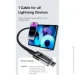 Baseus  Gem Fast-Charging Cable Type-C to Lightning 20W 2m P10373001311-01 Blue (2400652116)
