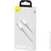 Baseus  High Density Braided Fast Charging Cable Type-C to Lightning PD 20W 2m CATLGD-A02 White (2401939039)