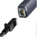   Ethernet Baseus  Lite Series Ethernet Adapter Type-C to RJ45 LAN Port 100Mbps WKQX000201 Black (2001202561)