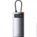 USB- Baseus Metal Gleam Series 4-in-1 Multifunctional Type-C Hub Gray (WKWG070113)
