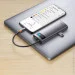USB- Baseus Metal Gleam Series 4-in-1 Multifunctional Type-C Hub Gray (WKWG070113)
