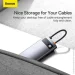 USB- Baseus  Metal Gleam Series 4-in-1 Multifunctional Type-C HUB Type-C to USB3.0*3+ RJ45 WKWG070113 Grey (1979762004)