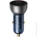    Baseus  Particular Digital Display QC+ PPS Dual Quick Charger Car Charger 65W CCKX-C0A Silver (2003397868)