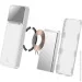  Baseus   Powerbank Wireless Charger Magnetic 10000 mAh 20W PPMT-02 White (1604151848)