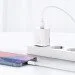   Baseus Super Silicone PD Charger 20W Type-C White (CCSUP-B02)