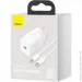   Baseus Super Silicone PD Charger 25W + Type-C to Type-C (TZCCSUP-L02)