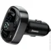 FM- Baseus T-Typed Bluetooth MP3 Charger Black (CCALL-TM01)