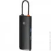 USB- Baseus Lite Series 6-in-1 (Type-C to HDMI +  2xUSB 3.0 +  PD +  SD/TF) black (WKQX050101)