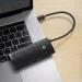 USB- Baseus Lite Series 6-in-1 (Type-C to HDMI +  2xUSB 3.0 +  PD +  SD/TF) black (WKQX050101)