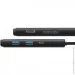 USB- Baseus Lite Series 6-in-1 (Type-C to HDMI +  2xUSB 3.0 +  PD +  SD/TF) black (WKQX050101)