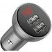    Baseus Digital Display Dual USB Car Charger Silver (CCBX-0S)