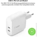   Belkin Boost Up Charge Dual 40W White (WCB006VFWH)