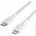  Belkin USB--Lightning, BRAIDED, 2m, white (CAA004BT2MWH)