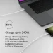 Belkin  USB-C > USB-C / 2, 240, Type-C, ,  (CAB015BT2MWH)