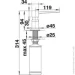  Blanco LATO satin platinum (527721)