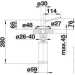  Blanco TORRE SATIN GOLD(526700)