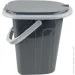  Bo-Camp Portable Toilet Square 20 Liters Grey (5502820)