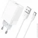    Borofone BA47A Mighty speed single port QC3.0 3A +  Type-C cable White (BA47ACW)