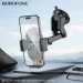   BOROFONE BH134 Rio push-type car holder (center console) Black (6941991120671)