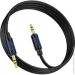   BOROFONE BL20 True sound silicone audio cable AUX Black (6941991114373)