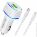    Borofone  BZ14A USB+ USB-C 20W + Type-C to Lightning cable White (RL073361)