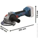  ( ) Bosch GWS 18V-8 (solo) (06019N9000)