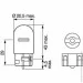   Bosch W3x16d 12V 21W 1 . (1 987 302 251)