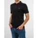  () Boss   COTTON-PIQU REGULAR-FIT POLO SHIRT WITH RED LOGO HB-15236BL 2XL
