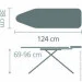Доска гладильная Brabantia 124X38 см (134265) Доска гладильная Brabantia 124X38 см (134265)