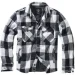 Brandit  Lumber Jacket - White/Black S (10942)