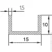 Braz Line   15x10x1,5    