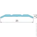 Braz Line    25x900  